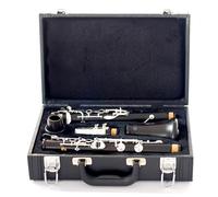 Instrumento De Clarinete Clarinete De Ébano Plateado Con Llave G Clarinete De Actuación Profesional Instrumento De Viento De Madera Negro