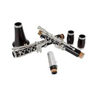 Instrumento de Clarinete Clarinete Falling Tune B De 17 Teclas, Cuerpo De Ébano, Teclas De Cobre Bañadas En Plata, Clarinete Con Accesorios