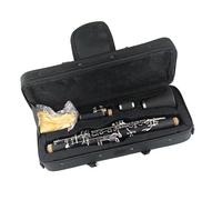 Instrumento De Clarinete Con Cuerpo De Ebonita Tono Eb Teclas De Cobre Y Níquel Con Estuche Y Accesorios
