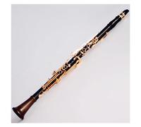 Instrumento de Clarinete Cuerpo De Ébano Chapado En Oro Teclas Clarinete 18 Teclas Clarinete Tono G Con Estuche Y Accesorios