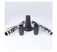 Instrumento de Clarinete Cuerpo De Tubo De Madera Sintética, Clarinete Con Llave Plateada, Clarinete Para Principiantes En Si Bemol De 17 Teclas Con Caja De Almacenamiento