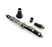 Instrumento de Clarinete Instrumento De Clarinete Con 17 Teclas En Tono Eb, Cuerpo De Baquelita, Llave Niquelada, Estuche De Lona Y Caña