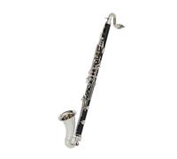 Instrumento De Clarinete Teclas Chapadas En Plata Clarinete Bajo Bb Tune Clarinete Instrumento De Baquelita Profesional Con Estuche