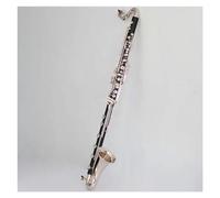 Instrumento de Clarinete Tipo De Interpretación Profesional Goma Dura Cuerpo Niquelado Teclas Clarinete Clarinete Bajo En C Bajo Con Estuche
