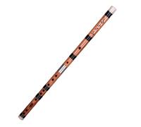 Instrumento De Flauta De Bambú Flauta De Bambú De Madera De Hierro Marrón Instrumentos Musicales Tradicionales Llave De Teclas C/D/E/F/G Flauta De Bambú Para Principiantes(C)
