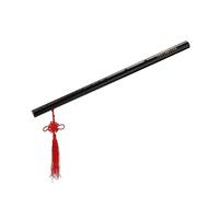 instrumento de flauta de bambú Flauta de bambú en tono F negro instrumento Musical de viento de madera práctica de entrenamiento flautas de bambú tradicionales hechas a mano