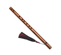 instrumento de flauta de bambú Flauta de bambú Mini Piccolo Flauta transversal sin orificio de membrana para principiantes con accesorios completos