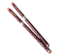 Instrumento de Flauta de bambú Flauta De Bambú para Principiantes para Aprender Flauta Travesera con Doble Inserto En Dos Tramos (Color : F)