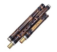 instrumento de flauta de bambú Flauta De Bambú Púrpura Profesional Dizi Con 8 Agujeros Llave G/F Instrumento Musical De Viento Hecho A Mano(F tone forehand G)
