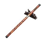 instrumento de flauta de bambú Flauta para principiantes Flauta de bambú amarga Flauta de bambú de dos secciones Juego completo de accesorios(F Key)