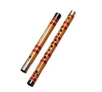 instrumento de flauta de bambú Flauta transversal de bambú china de rendimiento profesional instrumento musical flautas de bambú de 6 agujeros(E Key)