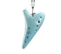 Instrumento de flauta de cerámica china de 12 agujeros, afinación AC