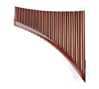 instrumento De Flauta De Pan E Key Brown 20 Pipes Pan Flute Folk Musical Instruments Woodwind Instrument Handmade Pan Pipes(Left)