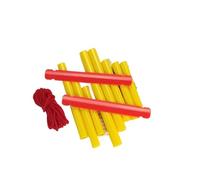 instrumento De Flauta De Pan Flauta de pan con 15 tubos y llave en G instrumento musical popular flauta de pan de bambú instrumento de viento de madera tradicional chino(Yelow DIY)