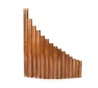 instrumento De Flauta De Pan Flauta de pan con 15 tubos y llave en G instrumento musical popular flauta de pan de bambú instrumento de viento de madera tradicional chino