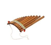 instrumento De Flauta De Pan Flauta de pan de 19 tubos Flauta de pan de viento de madera Flauta de pan de viento de bambú 13 tonos / 17 tonos / 19 tonos(13 tone)