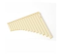 instrumento De Flauta De Pan Flauta de pan de National Instruments para principiantes Flauta de pan afinada en C 16/18 fácil de aprender(Beige)