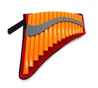 instrumento De Flauta De Pan Flauta hecha a mano para estudiantes instrumentos musicales populares chinos ABS flauta de pan llave G 15 tubos