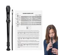 Instrumento de flauta dulce para niños, flauta dulce soprano para niños - 8 agujeros G botón Soprano | Instrumento musical portátil que ahorra trabajo, flauta dulce ligera para ejercicio y escenario