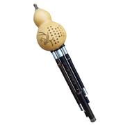 Instrumento De Flauta Hulusi De Bambú Étnico Chino Estudiante Adulto Tocando Tipo Hulusi Con Estuche Hulusi Profesional (Color : 01, Size : B flat)