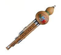 Instrumento De Flauta Hulusi Flauta De Calabaza Y Cucurbitáceas Instrumento Musical Étnico Hulusi Hecho A Mano Chino Llave De BB/C Con Estuche Para Principiantes(A,Bb)