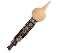 Instrumento De Flauta Hulusi Hulusi Tradicional Chino Hecho A Mano Con Estuche, Flauta De Cucurbitáceas Con Nudo Chino