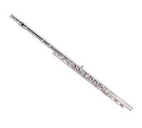 Instrumento De Flauta Instrumento De Flauta Para Principiantes De Cobre Blanco Flauta Chapada En Plata Con Agujero Cerrado Flauta Universal Con Llave C Para Examen De Grado Adulto
