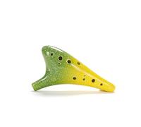 Instrumento De Flauta Profesional Ocarina De 12 Agujeros Decoración De Ocarina Instrumento De Ocarina Soprano Transversal (Color : 02)