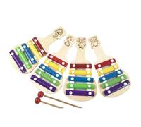 Instrumento De Golpeo Xilófono Guitarra Pequeña Piano Para Golpear De Cinco Tonos Mini Instrumento De Percusión De Xilófono Para Golpear A Mano De Cinco Tonos De Madera