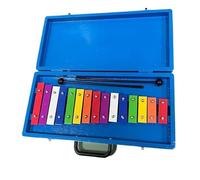 Instrumento De Golpeo Xilófono Instrumento De Percusión Musical Colorido Glockenspiel Xilófono De 15 Teclas Con Mazos De Estuche Para El Sentido Musical
