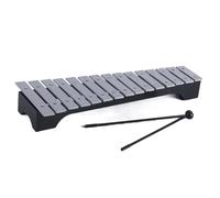 Instrumento De Golpeo Xilófono Instrumento De Percusión Profesional 2 Mazos Xilófono Placa De Aluminio De 15 Tonos Juegos De Percusión De Órgano