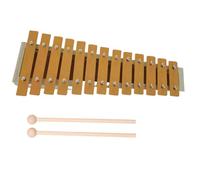 Instrumento De Golpeo Xilófono Xilófono Clásico De Color Madera Con 13 Notas Teclas De Metal Instrumento De Mano Rítmico Para Principiantes