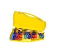 Instrumento De Golpeo Xilófono Xilófono Cromático Colorido De 25 Notas Con Teclas De Metal Instrumentos Musicales Piano Para Principiantes(Yellow)