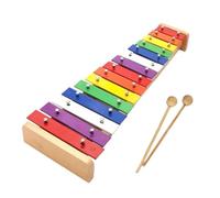 Instrumento De Golpeo Xilófono Xilófono De 15 Teclas Para Principiantes Adultos Instrumento Musical De Música De Metal Xilófono De Madera