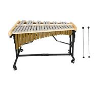 Instrumento De Golpeo Xilófono Xilófono De 37 Notas Glockenspiel Xilófono De Aluminio Instrumento De Música De Percusión Profesional Con Mazos De Soporte