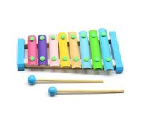 Instrumento De Golpeo Xilófono Xilófono De Madera De 8 Notas Con 2 Mazos De Madera Teclas Coloridas Pequeño Instrumento De Xilófono Perfecto Para Principiantes