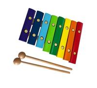 Instrumento De Golpeo Xilófono Xilófono De Madera De 8 Notas Instrumento Musical Con 2 Mazos De Madera Xilófono De Teclas Coloridas De Madera De Abedul