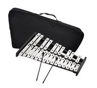 Instrumento De Golpeo Xilófono Xilófono Glockenspiel De 25 Notas Base De Madera Barras De Aluminio Instrumento Musical Regalo De Percusión Con 2 Mazos Y Bolsa