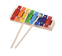 Instrumento De Golpeo Xilófono Xilófono Glockenspiel De Tamaño Compacto De 8 Teclas Con Mazos De Madera Instrumento Musical De Percusión Regalo