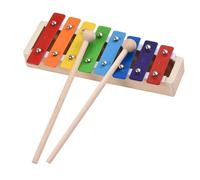 Instrumento De Golpeo Xilófono Xilófono Glockenspiel De Tamaño Compacto De 8 Teclas Con Mazos De Madera Instrumento Musical De Percusión Para