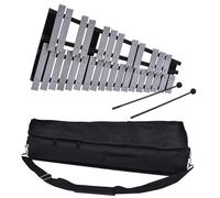 Instrumento De Golpeo Xilófono Xilófono Glockenspiel Plegable De 30 Notas Marco De Madera Barras De Aluminio Instrumento Musical De Percusión Con Bolsa De Transporte