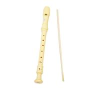 Instrumento de grabadora de soprano de 8 orejas de 8 hoyos Flauta de tono C alta para principiantes y profesionales de diseño ergonómico cómodo para los ensayos de actuaciones y (Blanco)