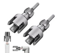 Instrumento de integración integrado para roscas de tubería internas y externas, herramienta de corte de rosca de tubo 2025, taladro eléctrico compatible 2 en 1 kit de de tubería de PVC, 1/2 "y 3