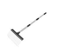 Instrumento de jardinería de acero inoxidable con 22 dientes, ideal para el cuidado de plantas y jardines, versátil