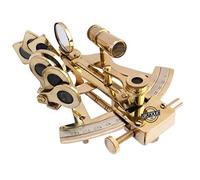 Instrumento de latón con historia de barco sextante náutico astrolabio marino vintage decorativo para hombres/padre