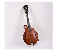 Instrumento de Mandolinas Mandolina Acústica Hecha A Mano De 8 Cuerdas Estilo F Tapa De Abeto Macizo Clavijero De Arce Flameado