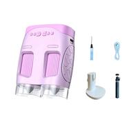 Instrumento De Mano Combinado Para Niños Plan De Anteojos De Campo Herramienta De Aprendizaje STEM De Sustancia ABS Permanente Delgada Para Épocas 5+ Cámara Telescópica De Instrumentos Combinados