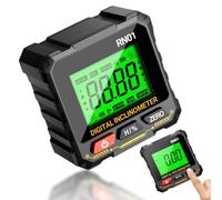 Instrumento de medición de ángulo, inclinómetro digital, mini nivel con magnético, pantalla LCD para lectura clara, imanes integrados, medidas relativas/absolutas, ajuste cero, retención de datos