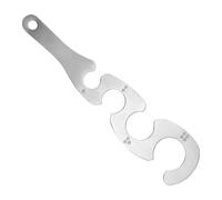 Instrumento de medición de pasta de espagueti - Regla de medida de pasta de acero inoxidable, 4 agujeros Guía de porciones de espagueti, Pastas de cocina Meetgadget | Instrumento de medición de cocina