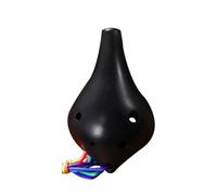 Instrumento De Ocarina Profesional Ocarina alto de 6 agujeros en Do La A de boca larga instrumento de práctica para principiantes(3/4)